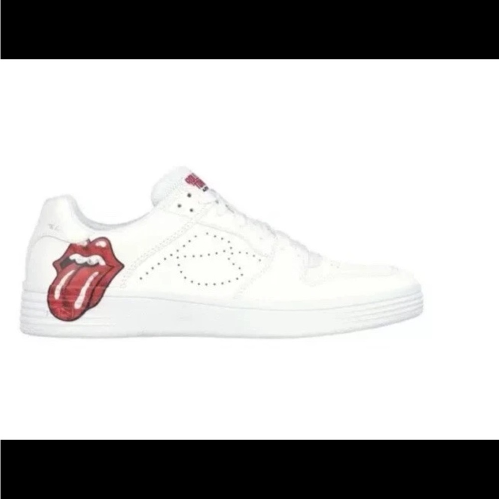 Skechers Men's MN X Rolling Stones Palmilla RS Marquee White Low Top Size 12